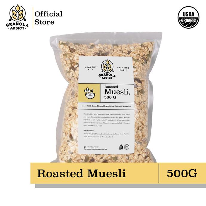 

Diskon Roasted Muesli Fruit & Seed 500G - by Granola Addict Diskon