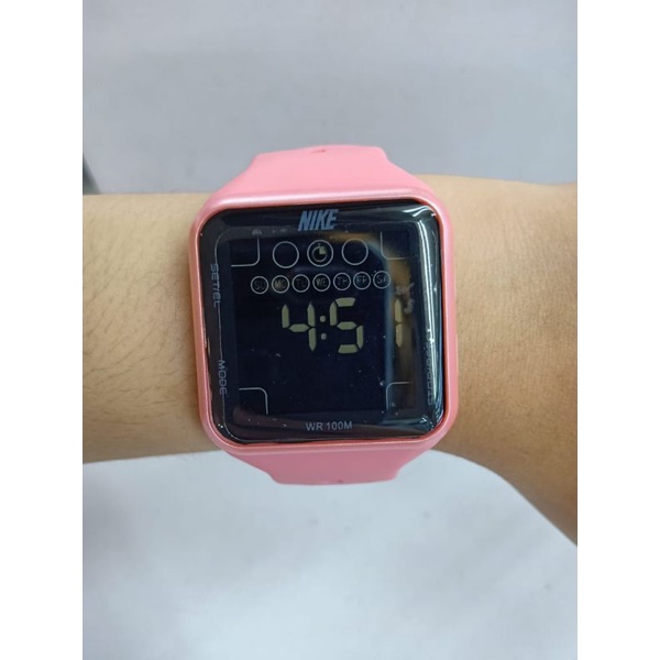 (COD)✅JAM TANGAN SPORT DIGITAL NIKE BULAT 43MM JAM PRIA WANITA