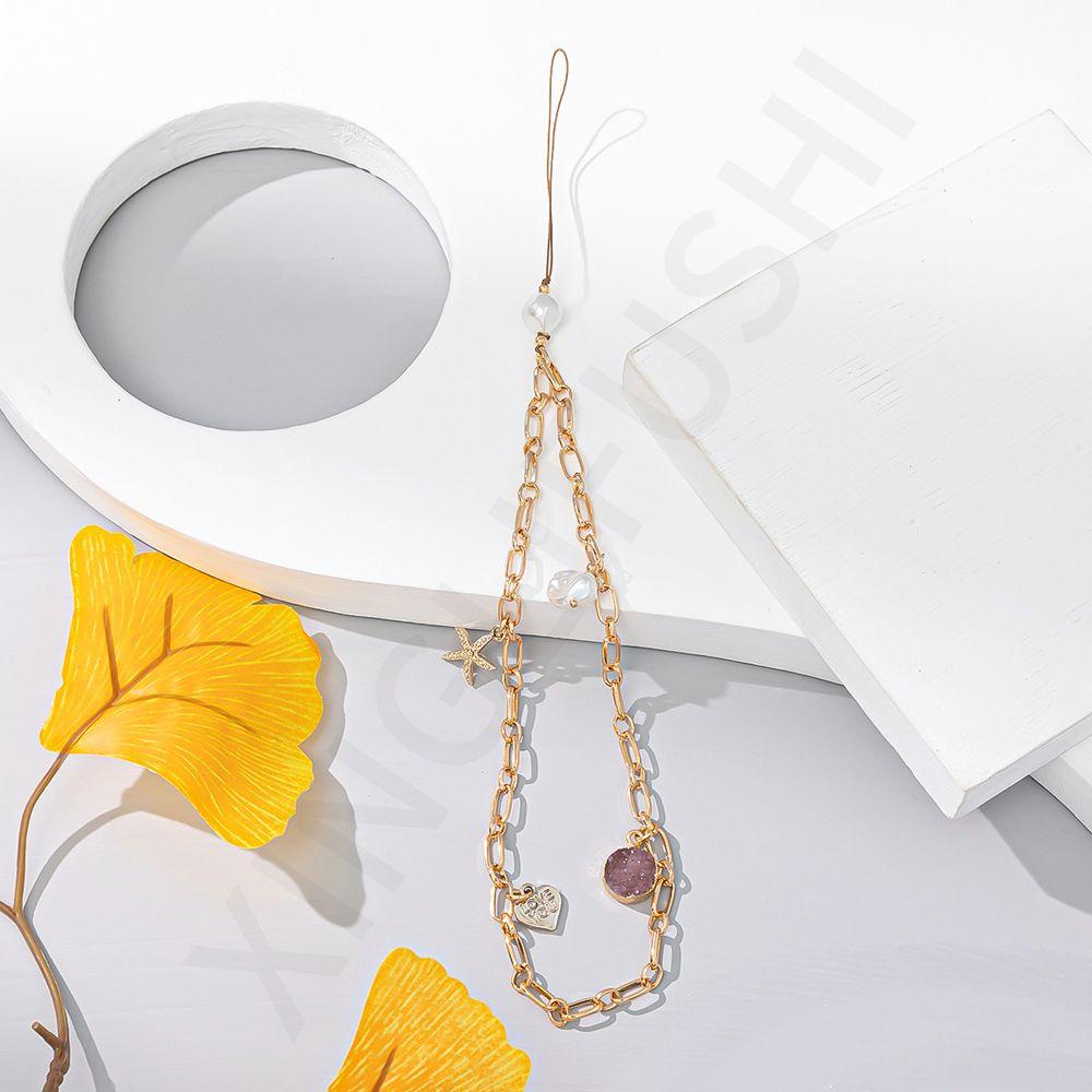 Quinton Strap Rantai Mutiara Aksesoris Handphone DIY
