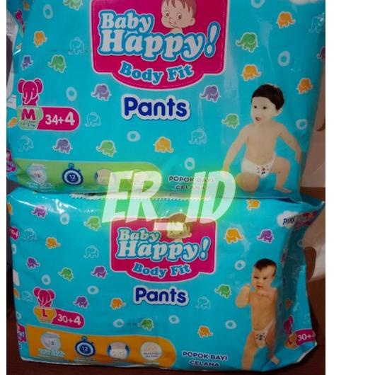11.11 Promo &gt;&gt; BABY HAPPY  Body fit pants celana M/L (pampers baby happy)