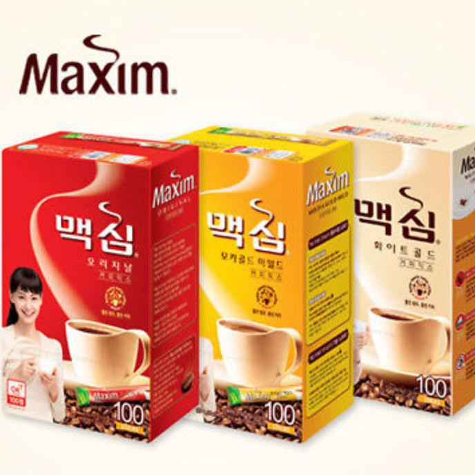 

Maxim Korea Coffee Mocha Gold / Original / White Gold Maxim Kopi 100 TERLENGKAP