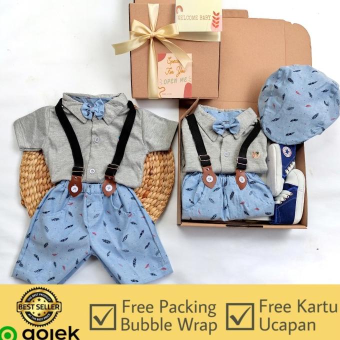 Hampers Baby Boy Gift Set Parcel Kado Bayi Laki Laki Premium