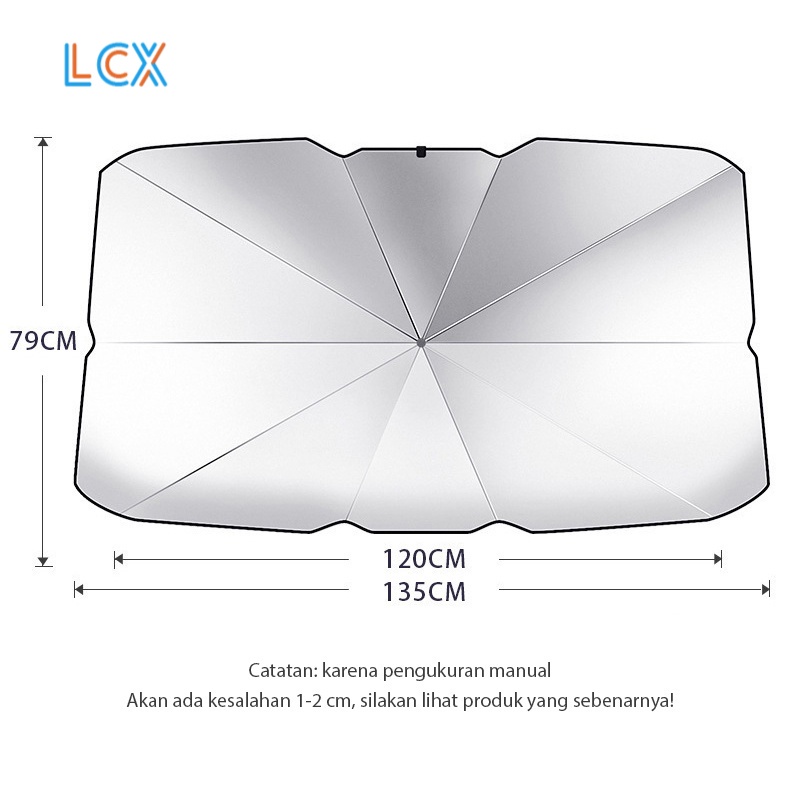 LCX Sunshade Tirai Magnet Mobil Premium 4 Sisi Jendela Sinar Matahari Pelindung Anti Panas Kaca