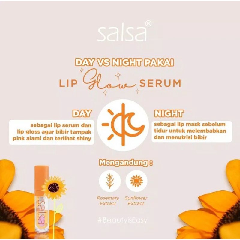 [BPOM] SALSA Lip Glow Serum | Lippie Serum Bibir