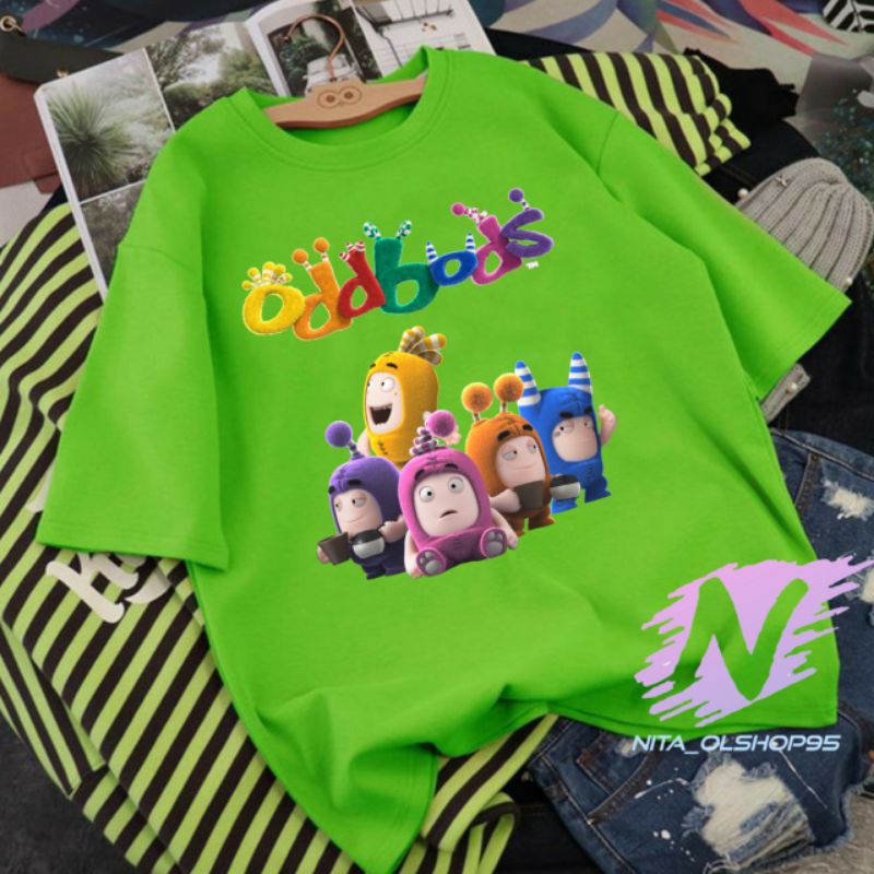 kaos oddbods baju kaos anak kartun oddbods