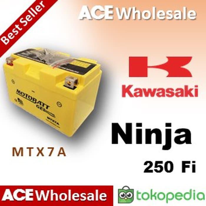 Harga Termurah Aki Kering / Ninja 250 Fi / Kawasaki / Mtx7A Motobatt U/ Yuasa Gs 7A Limited