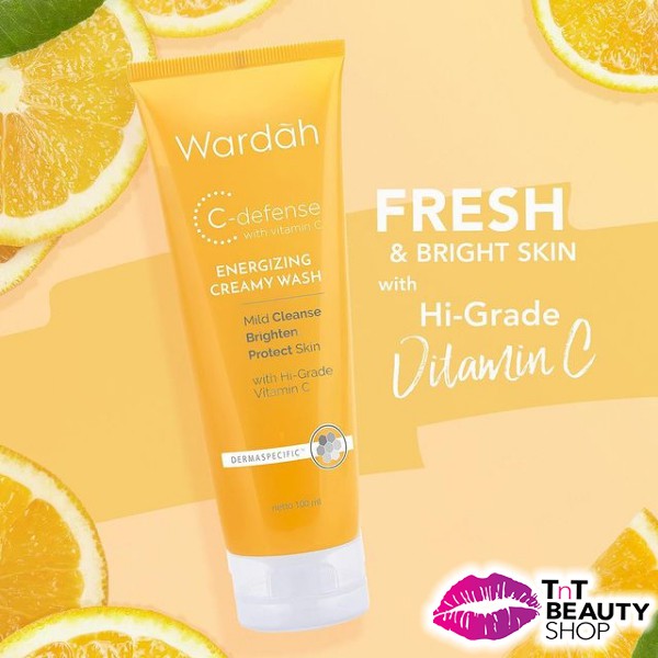 Wardah C-Defense Energizing Creamy Wash | C Defense Energizing Creamy Wash