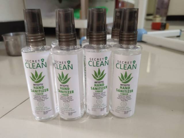 HAND SANITIZER ADVANCE &amp; SECRET CLEAN GEL &amp; CAIR 60ml &amp; 100ml ANTISEPTIK 70% ALKOHOL