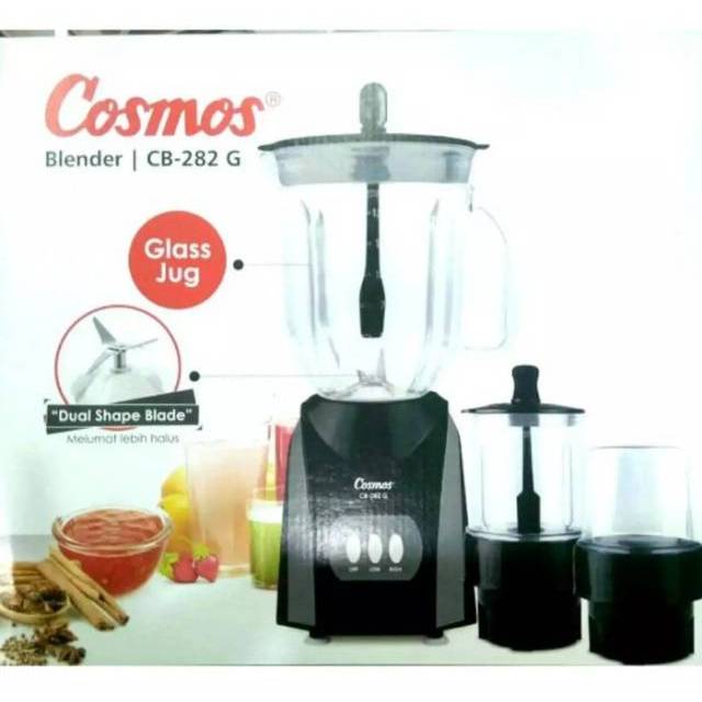 COSMOS Blender Kaca Jumbo 2 Ltr CB282G - Penghancur Es - Pelumat