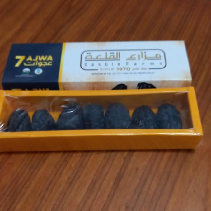 

.........] Kurma 7 Butir Ajwa Medina Organic Castle Farms Premium