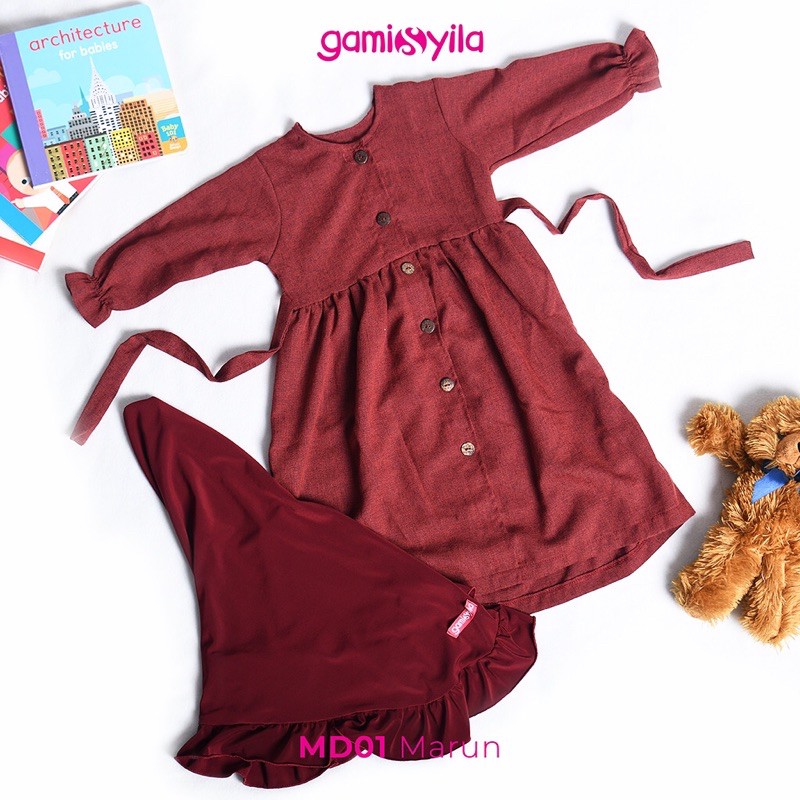 GAMIS ANAK POLOS BAHAN KATUN MADINA