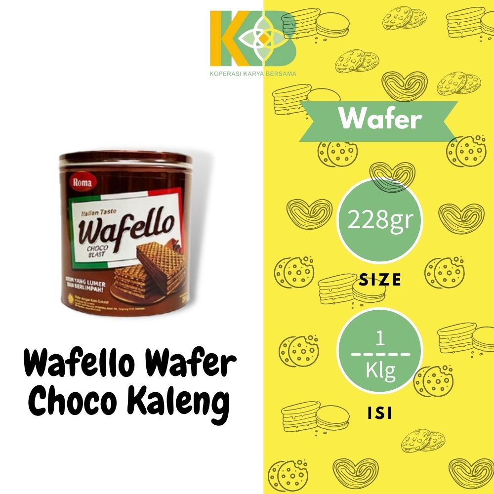 

Wafello Choco Blast Kaleng 234gr Satuan