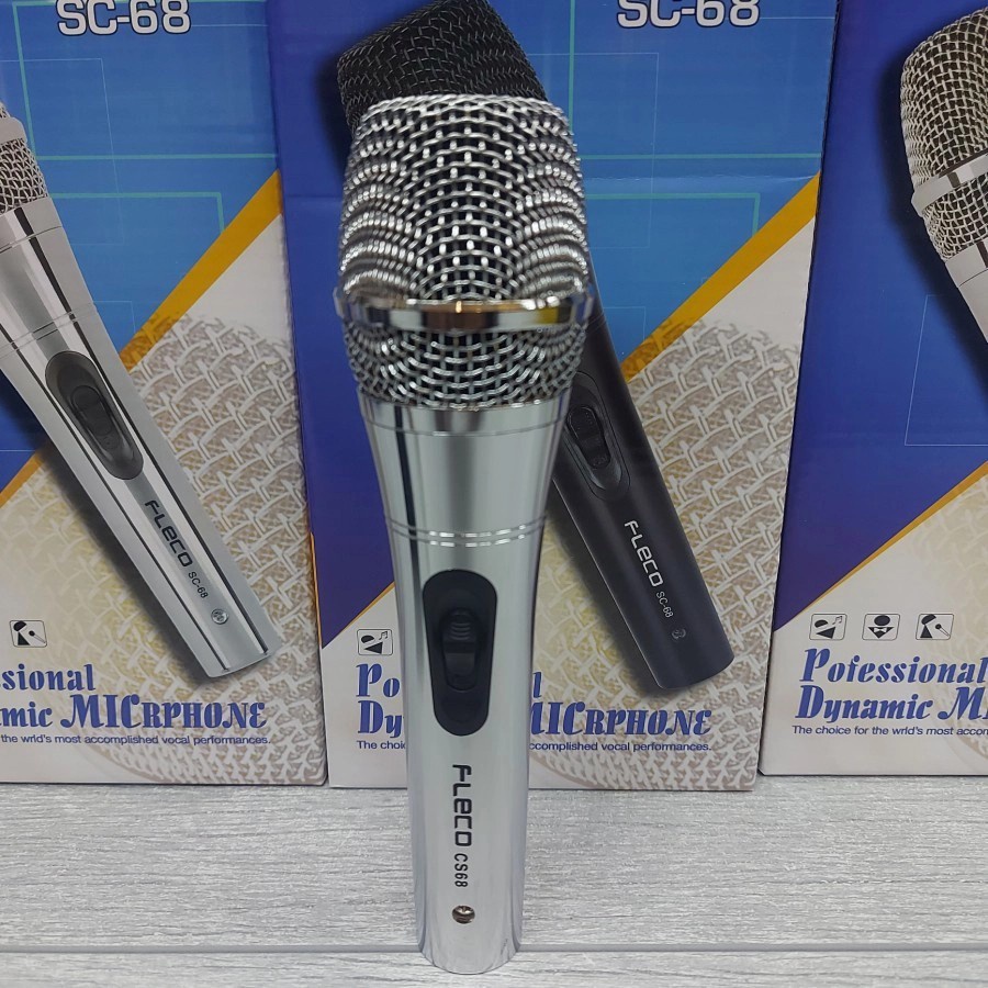 Mic Karaoke Fleco SC 68 / Fleco Dynamic Microphone SC-68 / Microphone