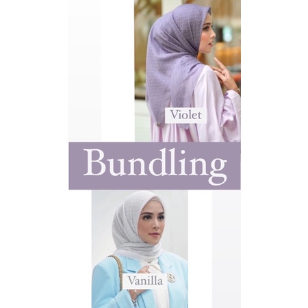 Bundling Tapis square Vanilla dan Violet ❌SOLD OUT❌