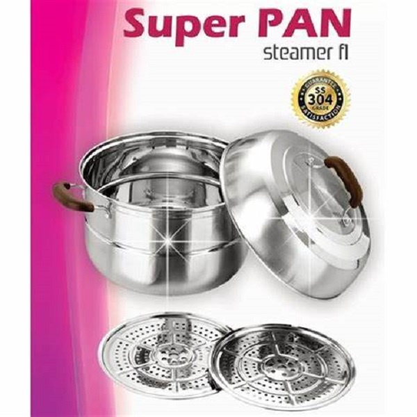 Steamer Dandang Stainless Steel BOLDe Super Pan SS 304