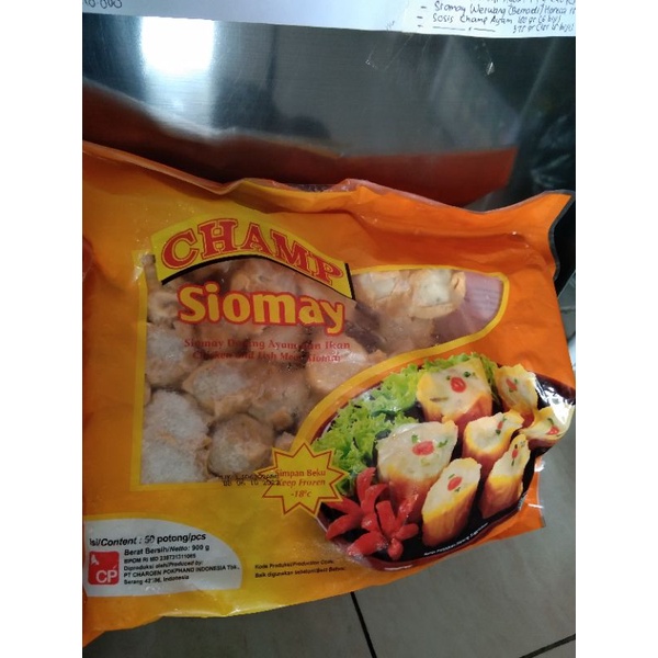 

Champ Siomay Ayam Kombinasi Ikan 900 gram