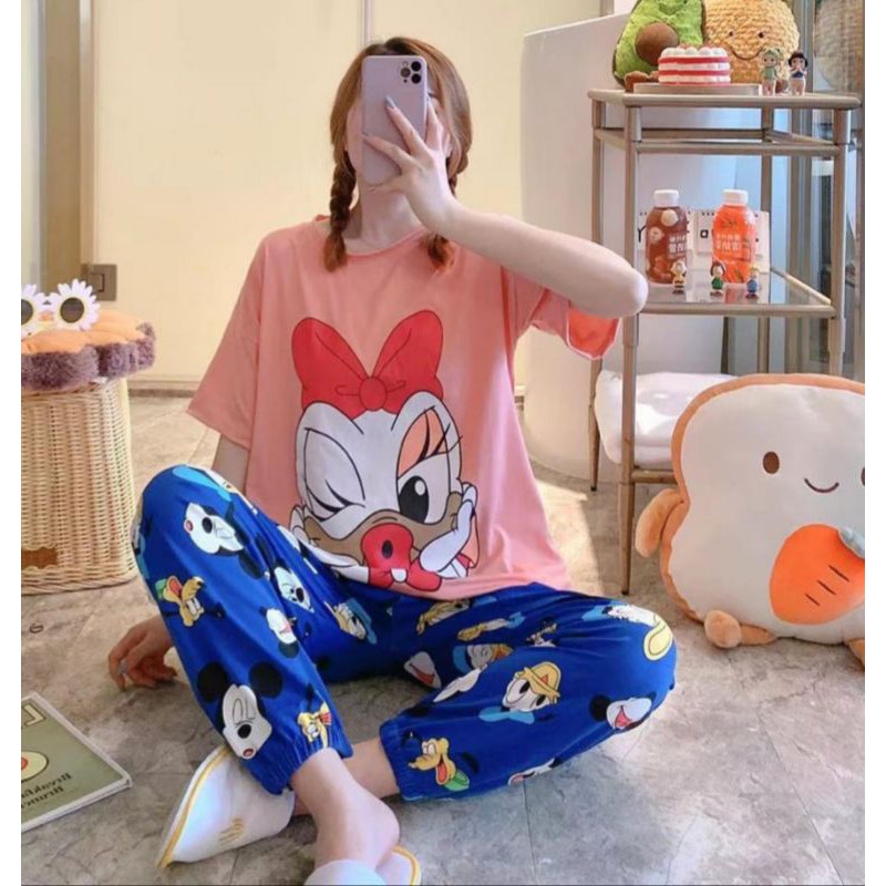 Piyama Hp Import/Baju Tidur import /Piyama fashion wanita murah /Baju Tidur import C01-A