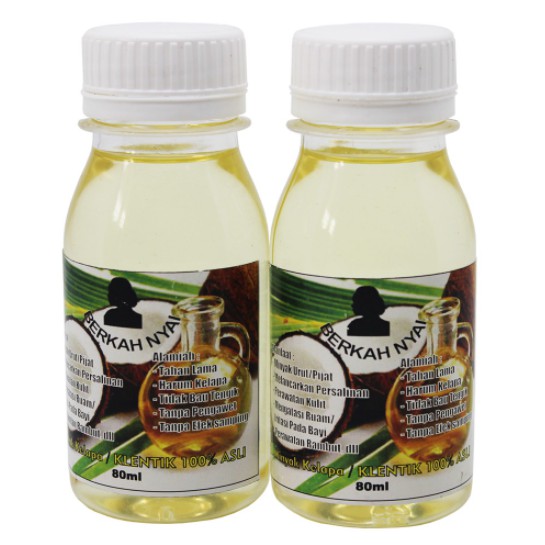 

Minyak Kelapa Asli 80 ml Murni 100% / Klentik / Keletik / Kelentik / Lentik