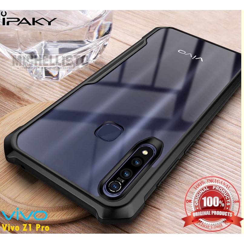 Case Vivo Z1 Pro  Shield Armor Bumper Transparent Clear
