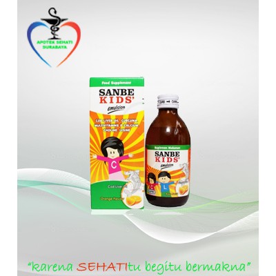 Kesehatann Bestseller Promo Sanbe Kids Emulsion Multivitamin Minyak Ikan Anak