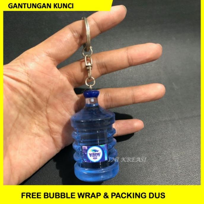 Monggo] Gantungan Kunci Aqua Galon, Amidis, Vit - Aqua