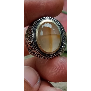 Batu cincin tapak jalak crystal