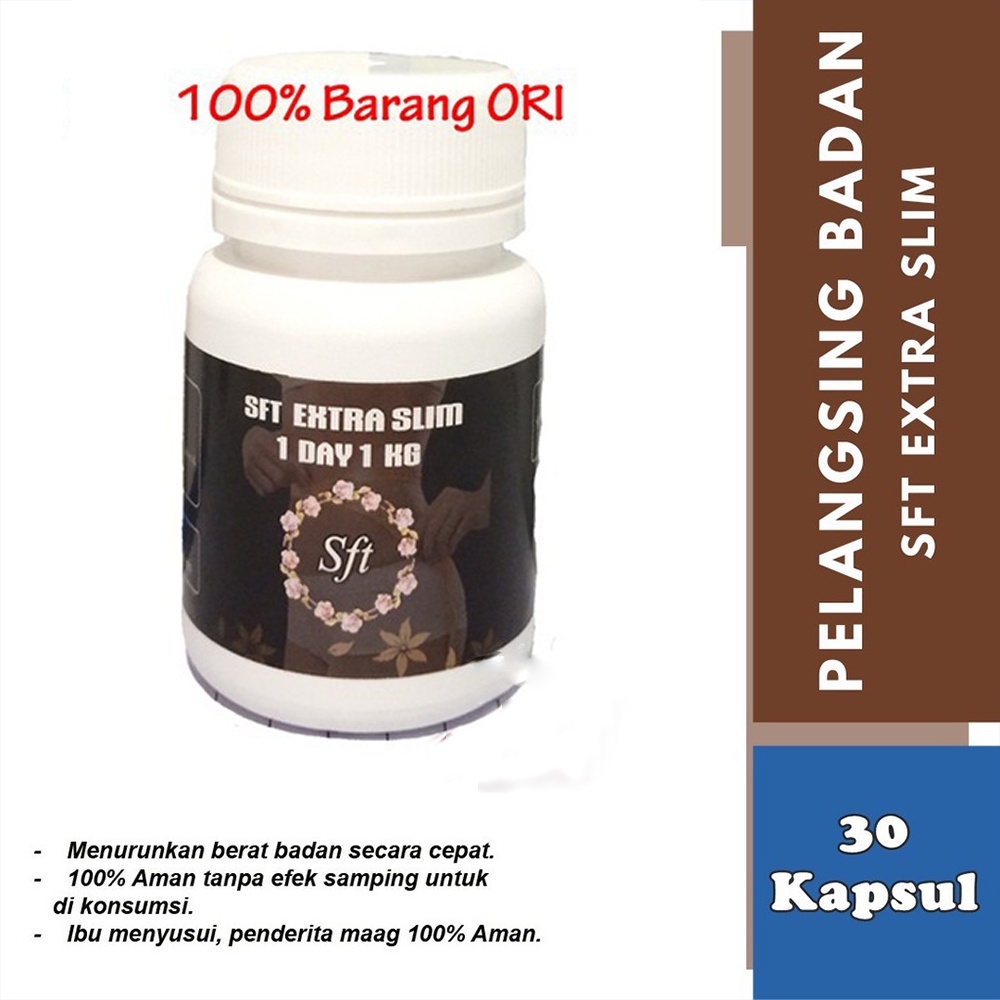 SFT Extra Slim 1 Day 1 Kg Obat Herbal Pelangsing Badan Asli Original Terbukti Ampuh