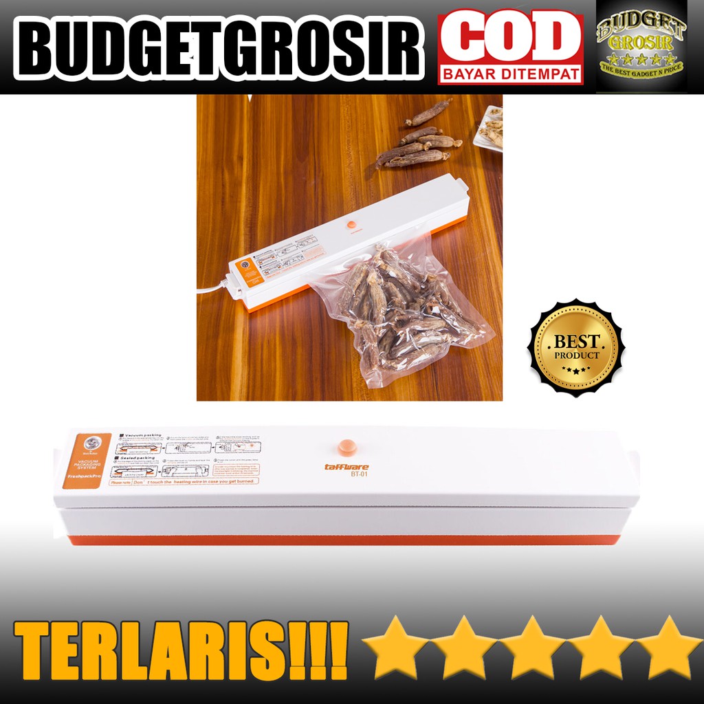 Sealer Elektrik Plastik Pembungkus Makanan 220V 100W - LQL-08 - White--Taffware