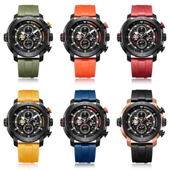 [ ORIGINAL ] Jam Tangan Pria / Cowok EXPEDITION E 6771 E6771 - Hijau ori