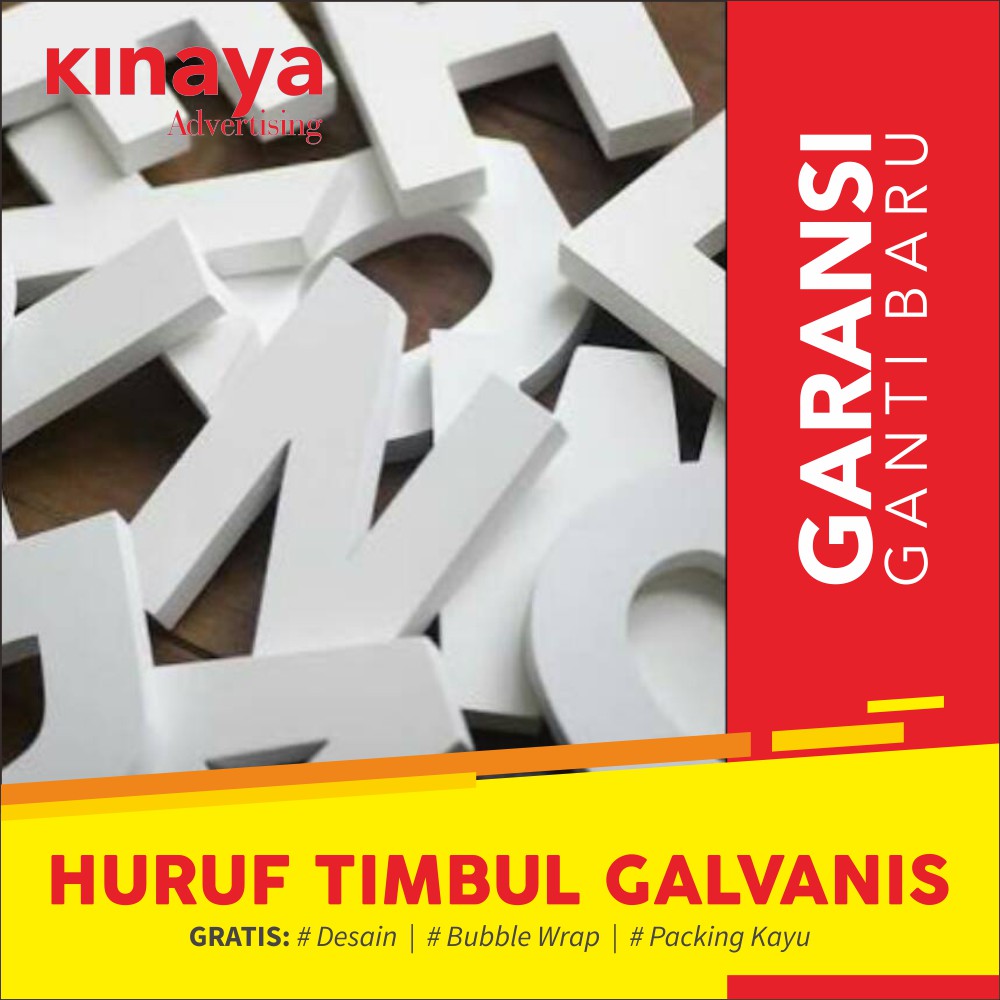 HURUF TIMBUL GALVANIS // LETTER TIMBUL GALVANIS