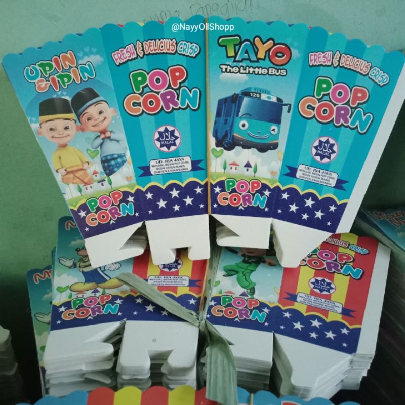 

Piscoklegit_ !! Kertas Popcorn Ukuran 126 Kotak Popcorn Tempat Popcorn Wadah Popcorn Kardus Popcorn
