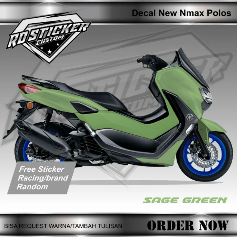 decal sticker new nmax polos