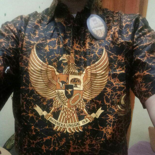 Kemeja Batik Pria Ppbtk07 Modern Lengan Panjang Casual Modis Trendy Masa Kini M L Xl Asli Pekalongan