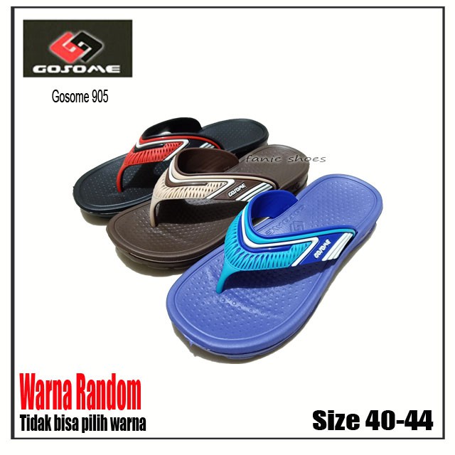 Gosome 905 40-44 Jumbo Sandal Jepit Karet Pria Sehari-hari / Sandal Jepit Laki / Sandal Santai Laki