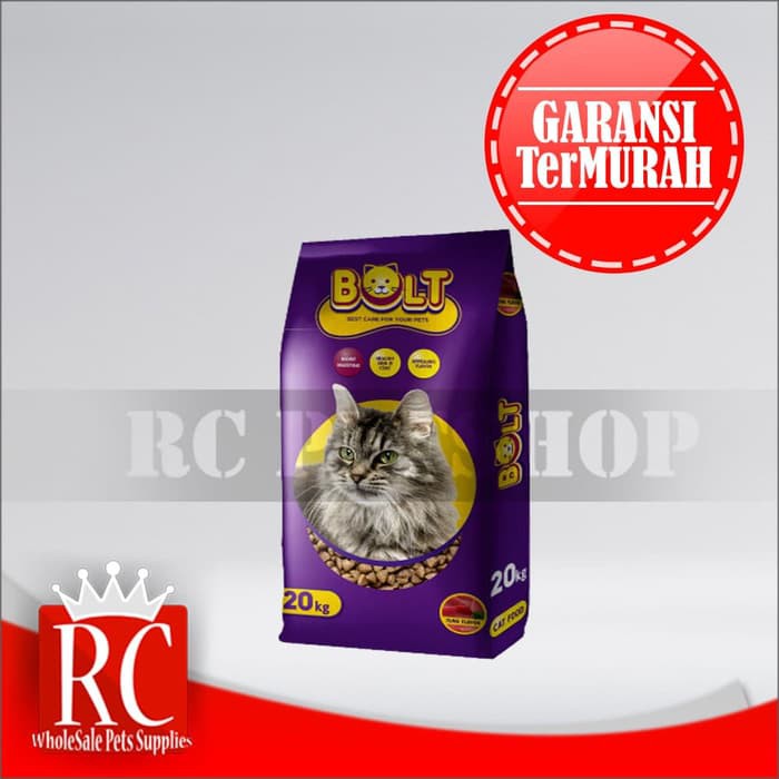 GOJEK Makanan Kucing / Cat Food Bolt Donat - Ikan 20 Kg