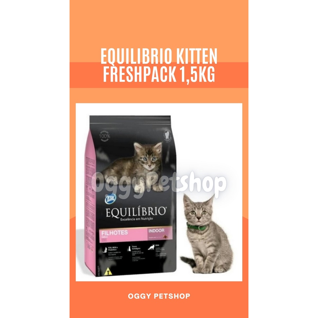 Equilibrio Kitten 1.5 Kg- Makanan Kucing / Cat Food