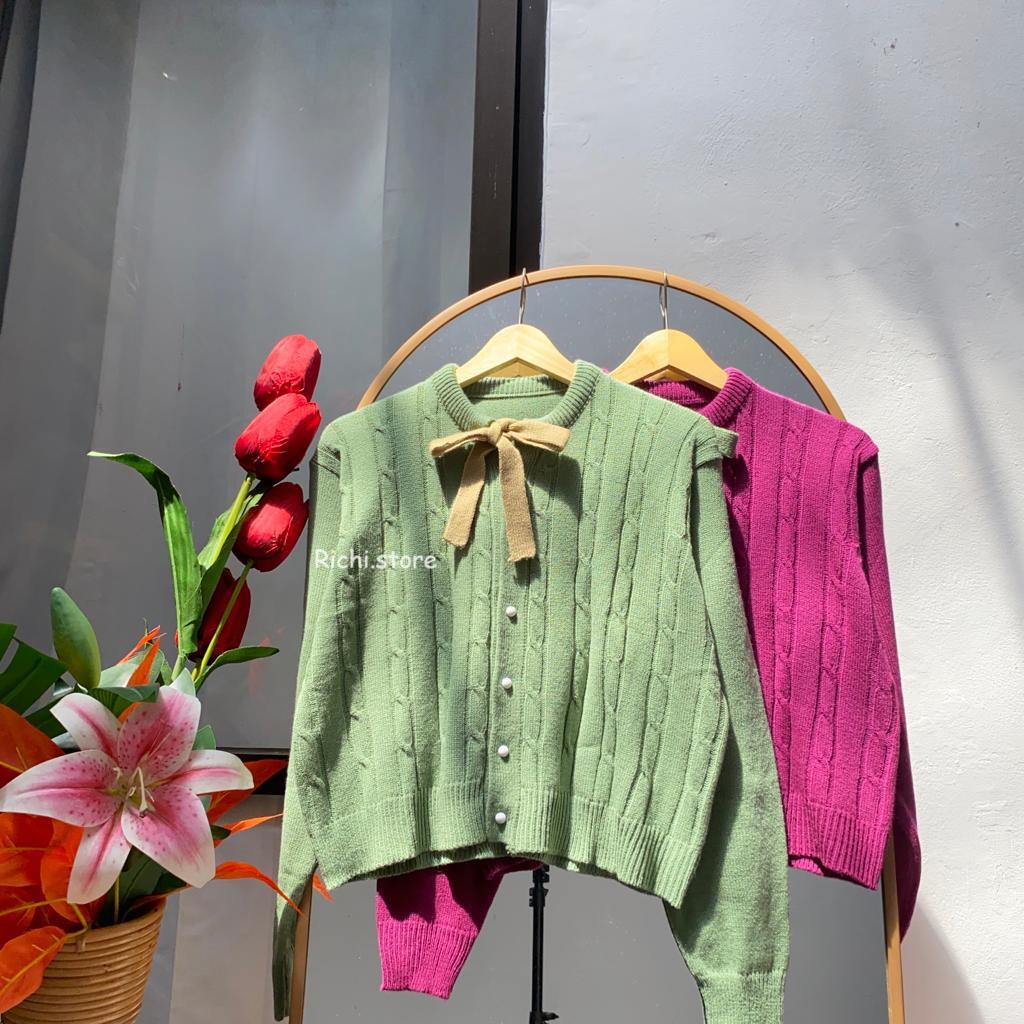 CARDIGAN VITA CABLE RAJUT