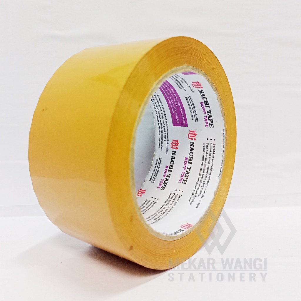 

Lakban Besar NACHI Isolasi Bening /Coklat 2 inch 48mm 100 yard