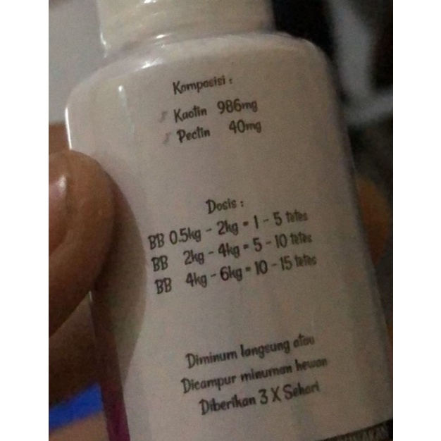 p3ts Obat muntah diare mencret kucing anjing 30ml