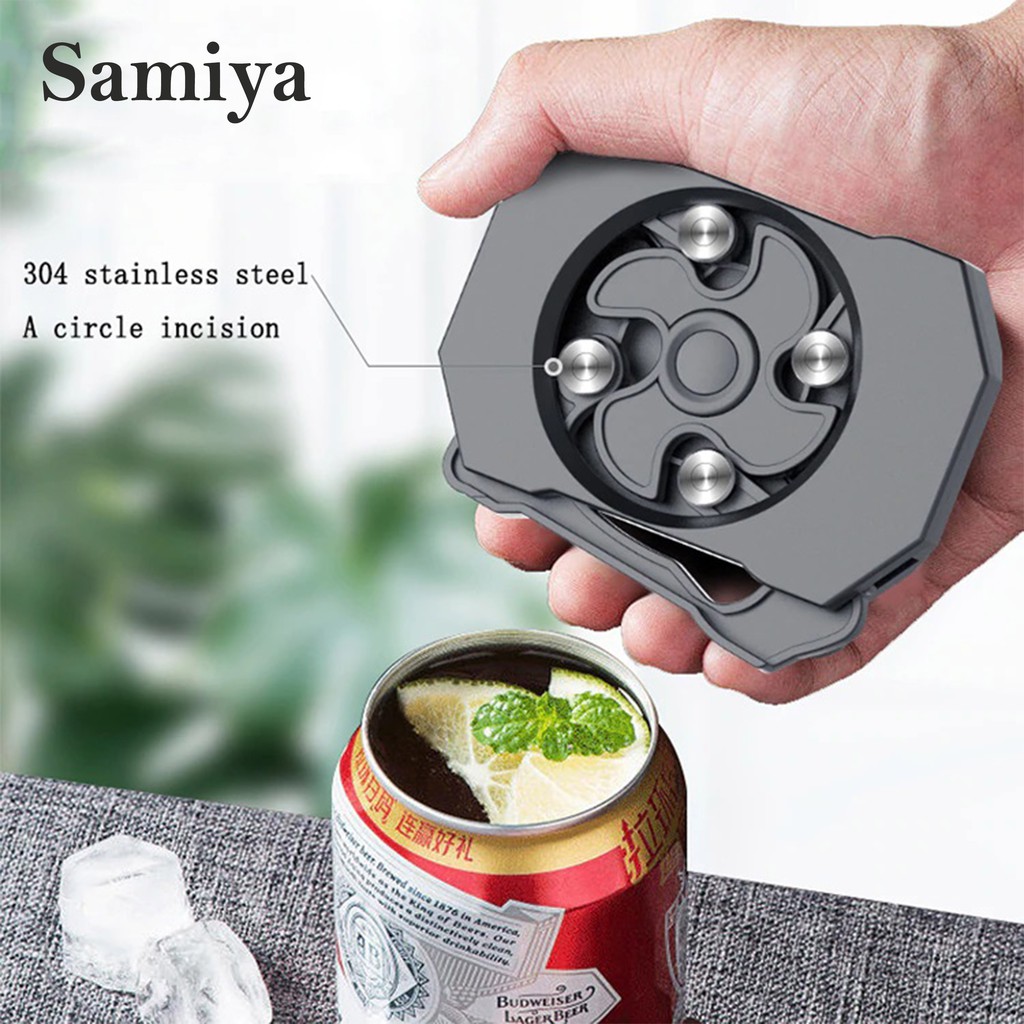 pembuka tutup untuk kaleng go swing universal topless / opener the easiest can opener drink