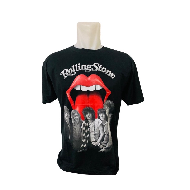 KAOS PRIA MUSIK BAND ROLL1NG ST0NE