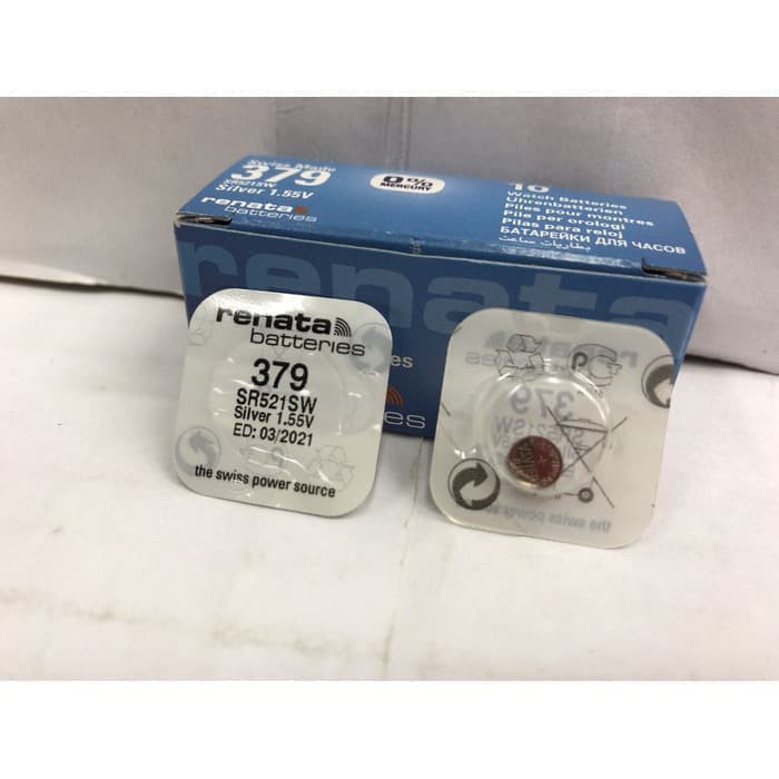 BATERAI JAM TANGAN RENATA 379 SR521SW SR 521 SW ORIGINAL