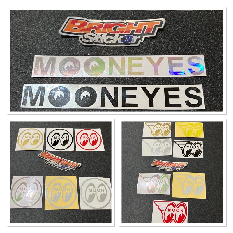 STICKER STIKER MOONEYES CUTTING