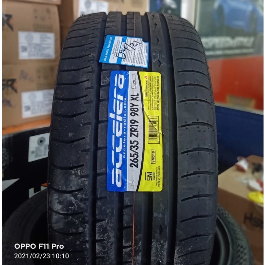 Ban Mobil Tapak Lebar 265/35 R19 Merek ACCELERA PHI 265 35 R19 Ban Tubles Murah Untuk Velg Ring 19