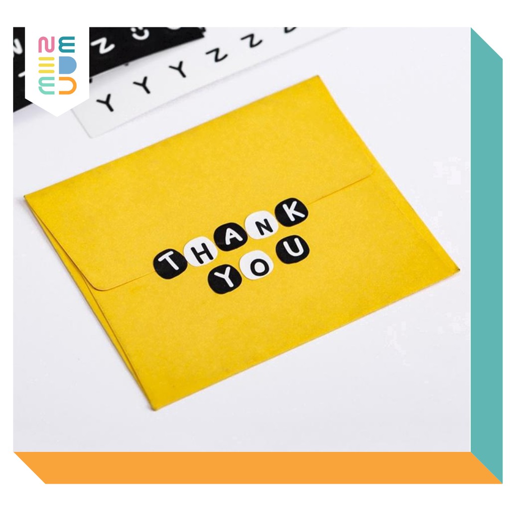 

NEEDED.ID JKT | Stiker Huruf & Angka / Paper English Letter Number Sticker