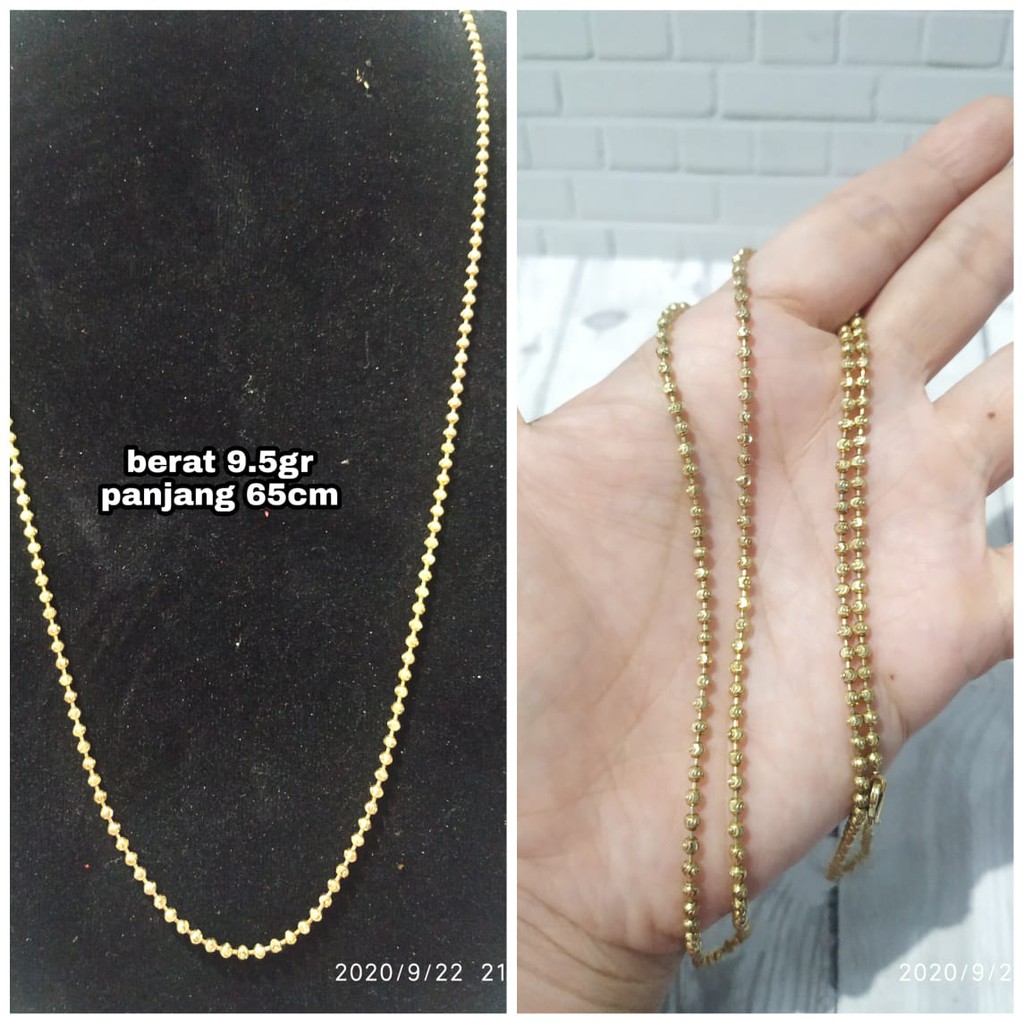 KALUNG LIJI LADA PANJANG GOLD PERAK ASLI S925 KODE CE008