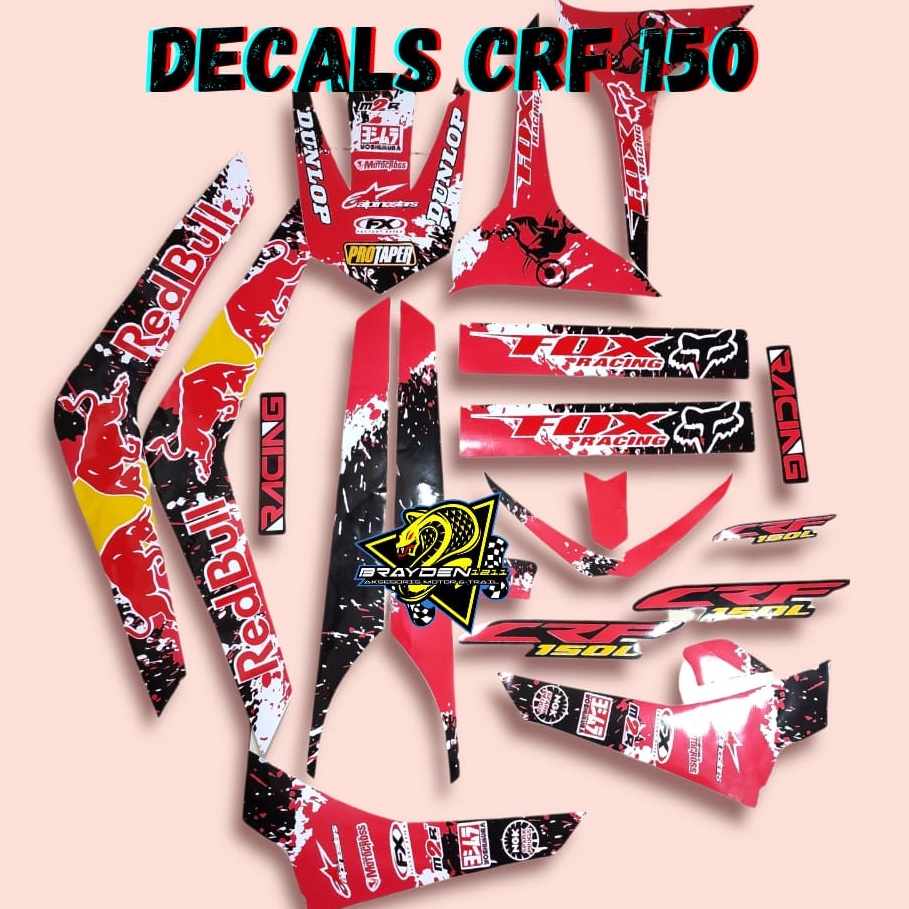 DECAL CRF KLX/STRIPING BODY CRF KLX KLX BF DTRACKER