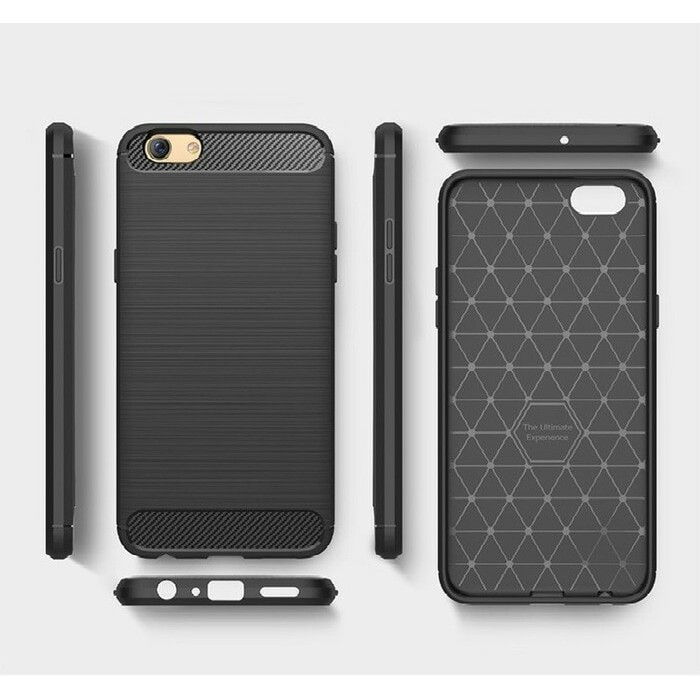 Case xiaomi Note 4x - Soft Cover Redmi Note 4X Armor Carbon