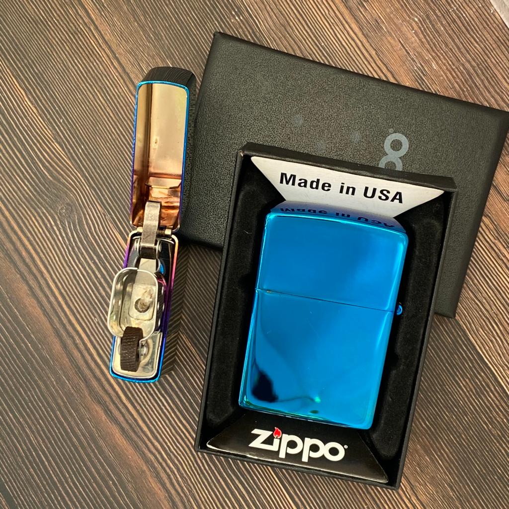 Korek ZIPPO premium blue ice