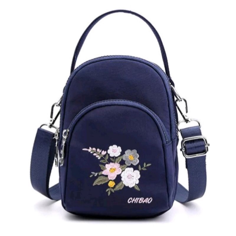 Tas Selempang Wanita Motif Bunga KGTS003